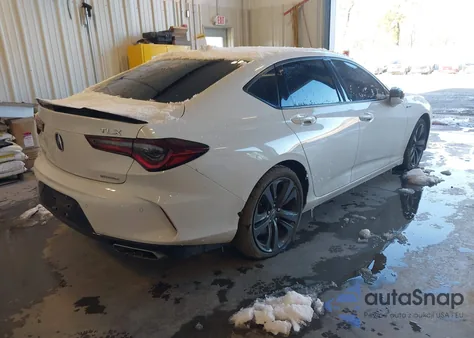 2022 Acura Tlx A-Spec Package z USA, uszkodzony, nr VIN 19UUB6F5XNA002598